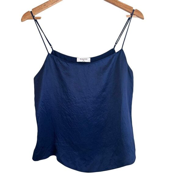 Babaton Benji Navy Spaghetti Strap Camisole Size Medium - Picture 1 of 5